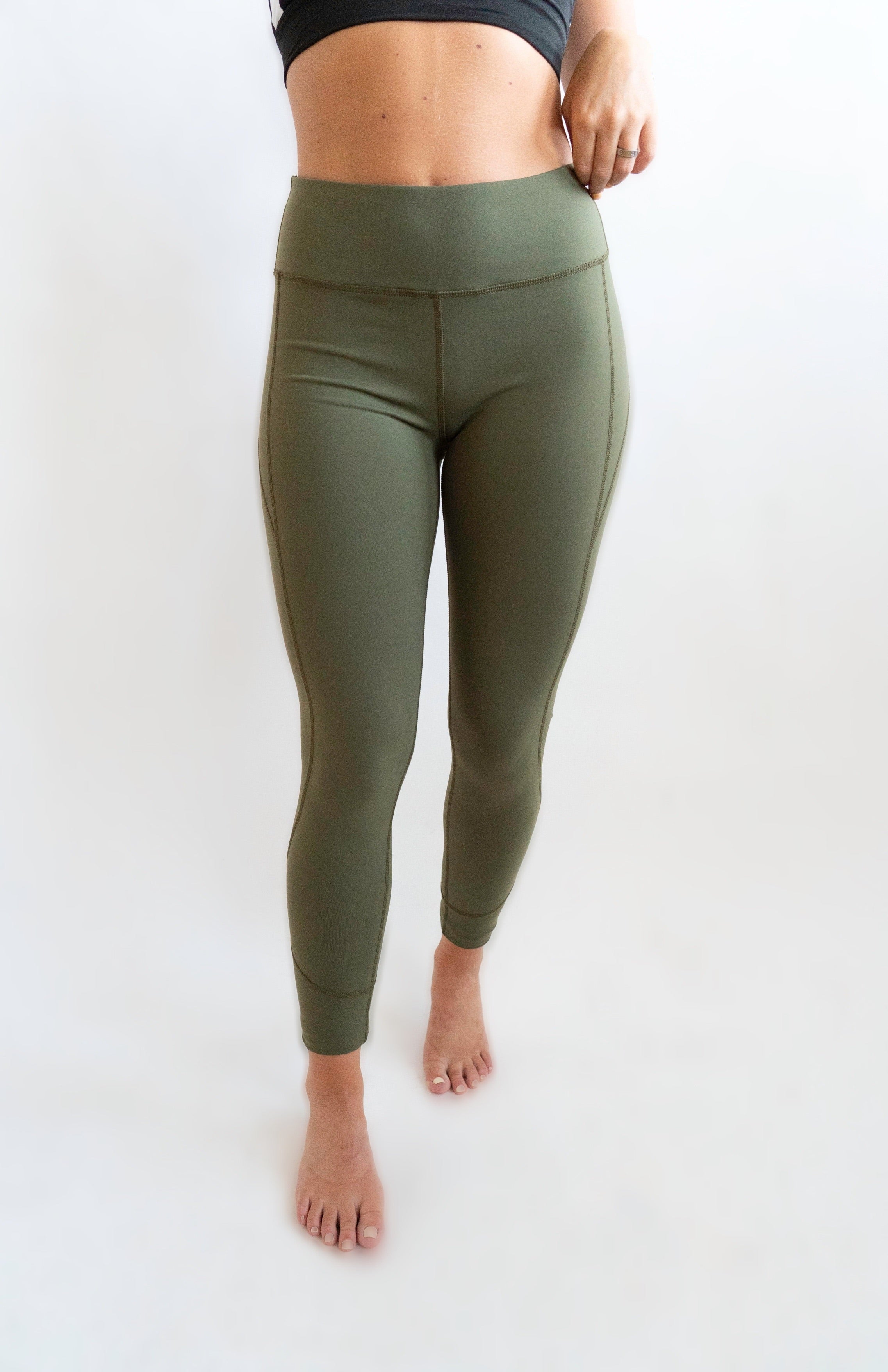 Peach Fit Olive Green